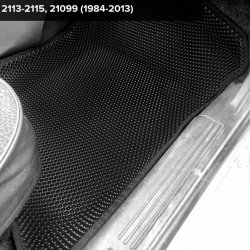 3D коврики EVA с бортами Lada Samara I 2108/2109/21099 (1984-2006) 