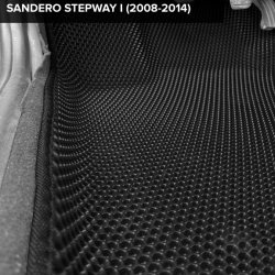 3D коврики EVA с бортами Renault Sandero Stepway I (2010-2014)