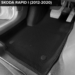 3D коврики EVA с бортами Skoda Rapid I (2012-2020)