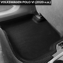 3D коврики EVA с бортами Volkswagen Polo VI лифтбек (2020-н.в.)