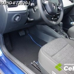 2D коврики EVA Skoda Rapid II (2020-н.в.)