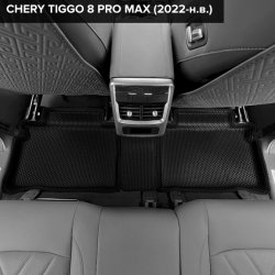 3D коврики EVA с бортами Chery Tiggo 8 Pro Max (2022-н.в.)