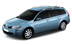 2D коврики EVA в салон и багажник на Renault Megane II универсал (2002-2009)