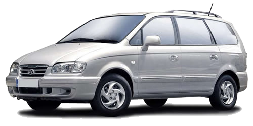 2D коврики EVA в салон и багажник на Hyundai Traget I рестайлинг (2004-2008)