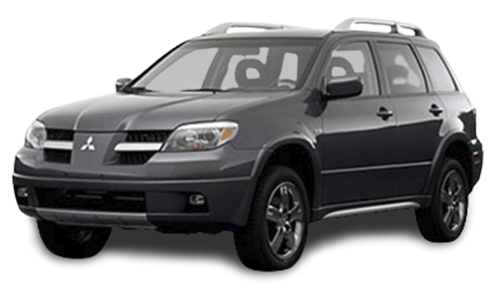 2D коврики EVA в салон и багажник  на Mitsubishi Outlander I (2002-2009)