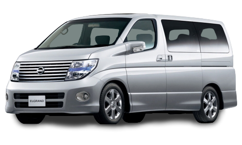 2D коврики EVA в салон и багажник  на Nissan Elgrand II C51 правый руль (2002-2010)