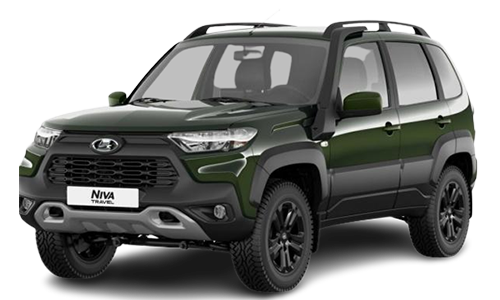 2D коврики EVA в салон и багажник  на Lada Niva Travel (2020-н.в.)