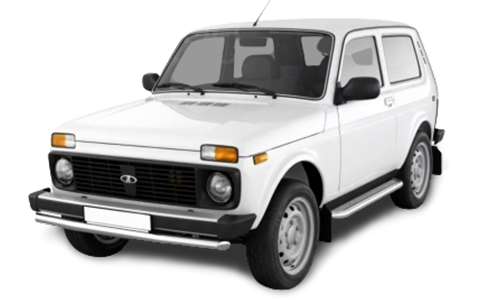 3D коврики EVA с бортами в салон  на Lada Нива 3-х дверная (1977-2020)