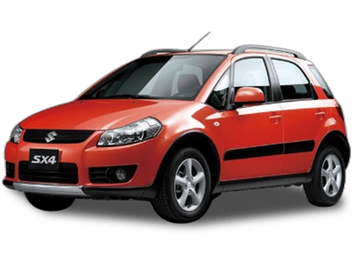 3D коврики EVA с бортами в салон на Suzuki SX4 I седан, хетчбек (2006-2014)