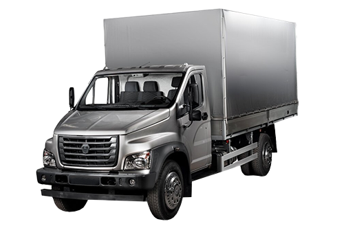 3D коврики EVA с бортами в салон  на ГАЗ Газон NEXT с рычагом КПП на полу