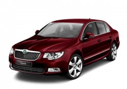 2D коврики EVA в салон и багажник  на Skoda Superb II лифтбек (2008-2015)