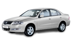 3D коврики EVA с бортами в салон  на Nissan Almera Classic (2006-2013)