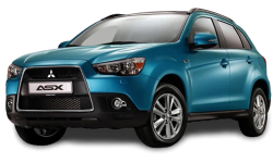 3D коврики EVA с бортами в салон  на Mitsubishi ASX (2010-н.в.)