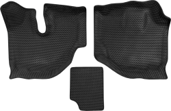 3D коврики EVA с бортами в салон  на КАМАЗ КОМПАС 12 (2022-н.в)